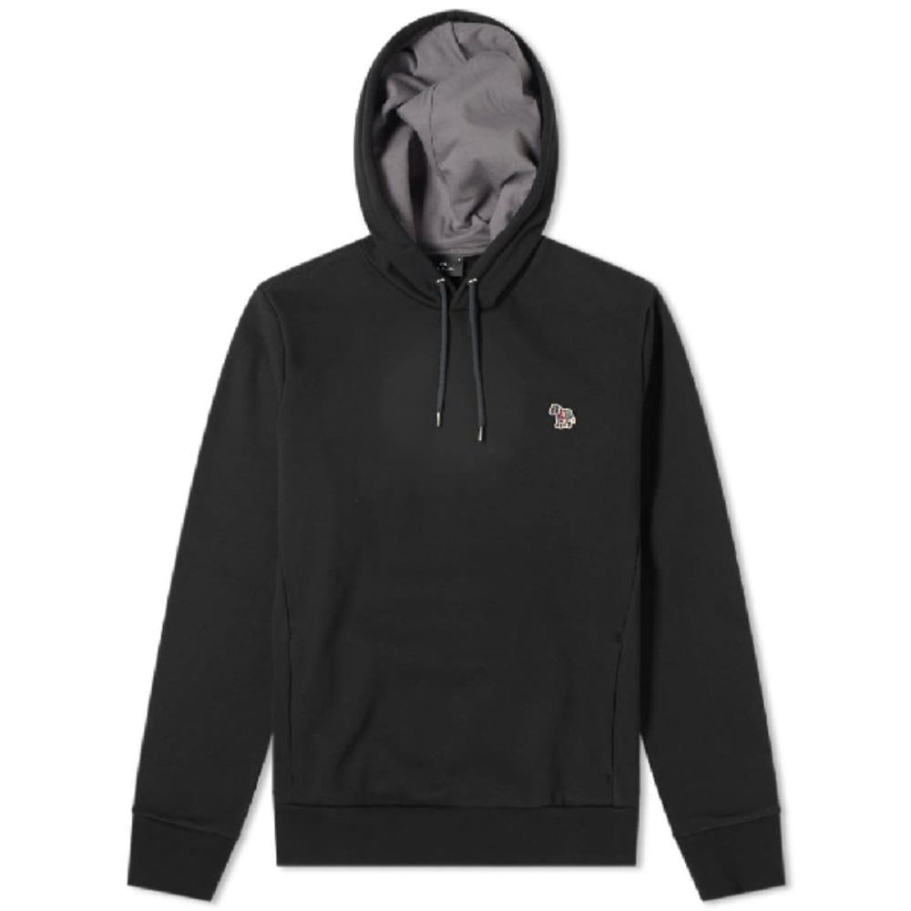Paul Smith Zebra Popover Hoody In Black Size XS